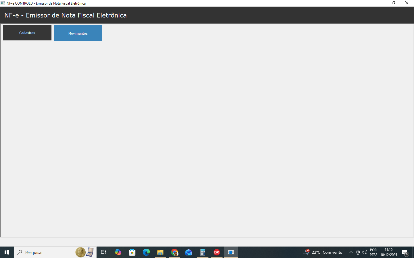Lista de Notas Fiscais