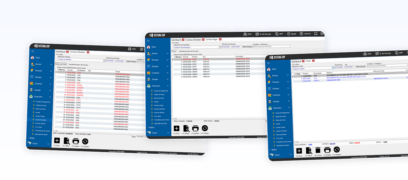 Financeiro do Pró Gestor